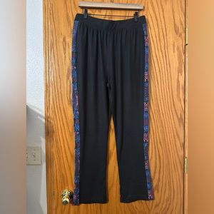 Retreat Tropical Floral Stripe Lounge Pants - NWOT - Size L